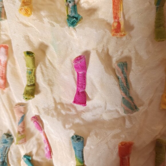 Parsley & Sage Button Down Jacket Top Womens Medium Multicolor Appliques FLAW - Picture 12 of 13